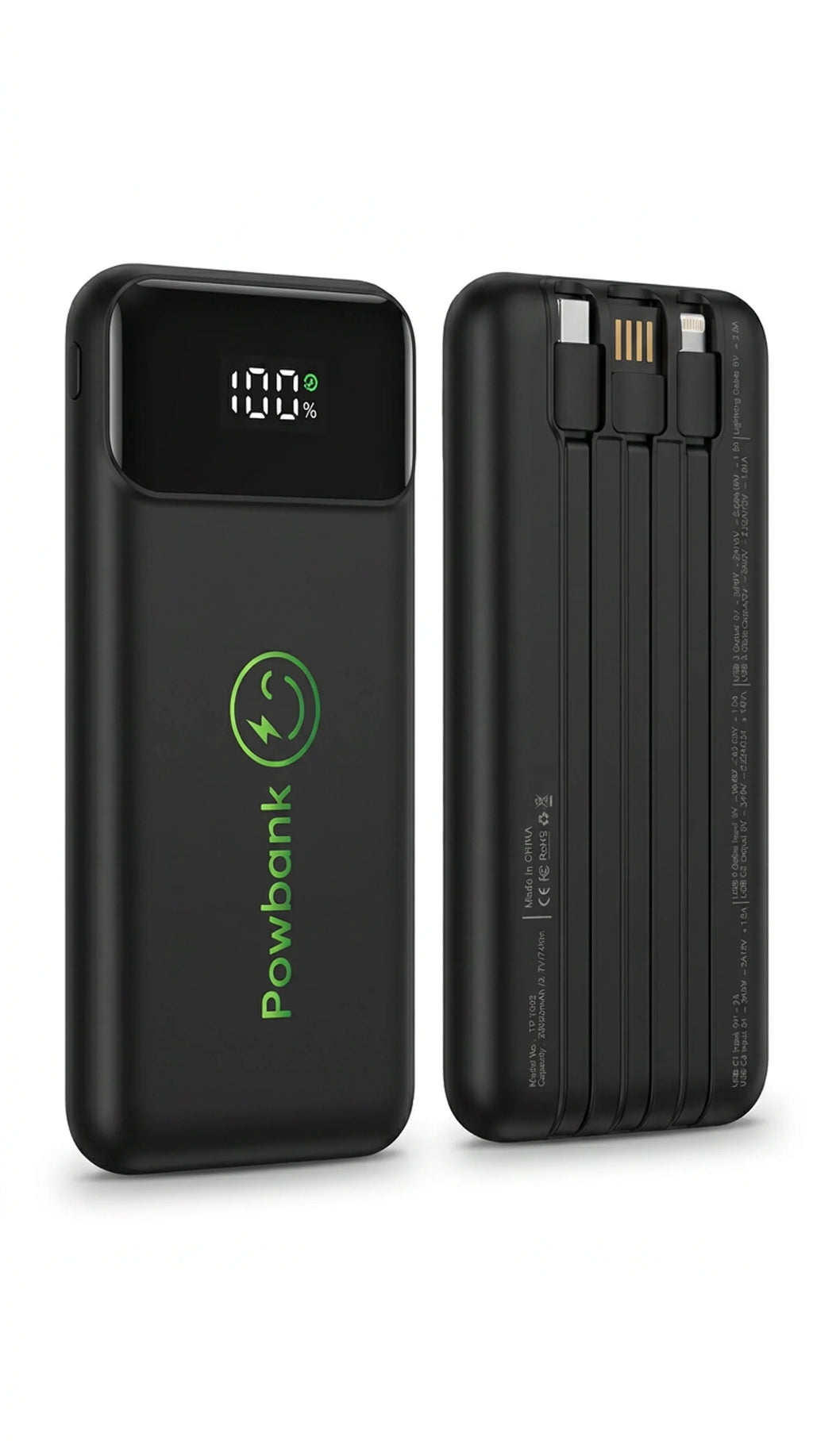 Powbank 3-in-1  10.000 mAh