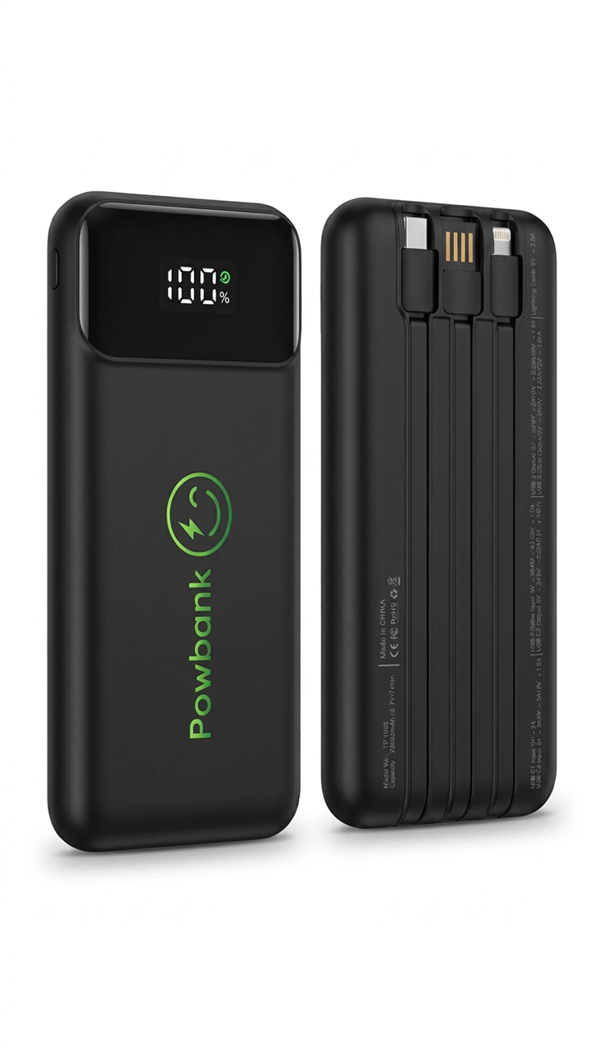 Powbank 3-in-1  10.000 mAh