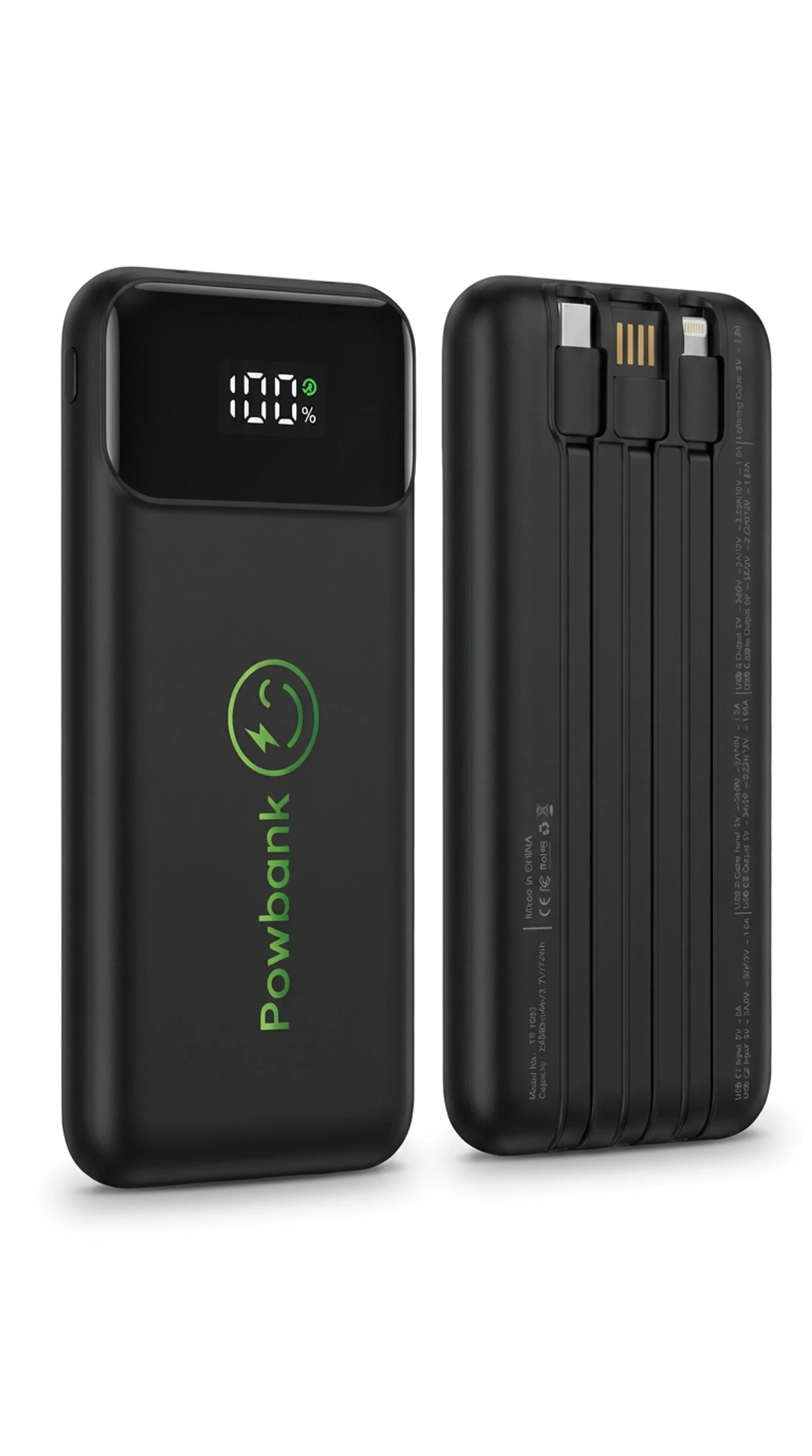 Powbank 3-in-1  20.000mAh